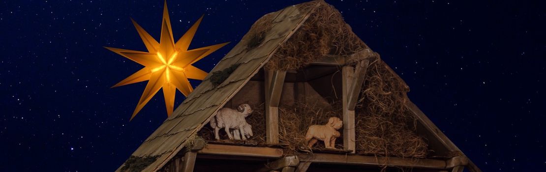 creche de nuit à la foire aux santons d'Aubagne