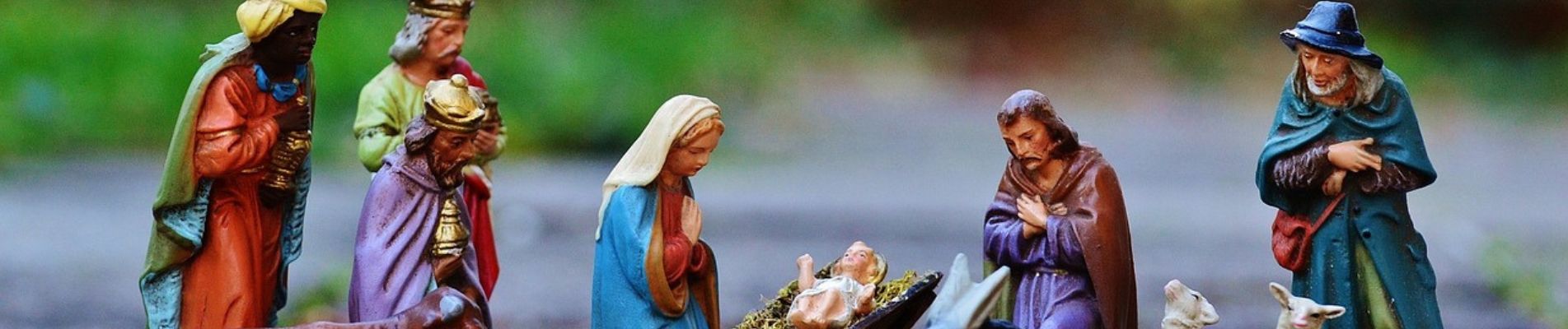 crèche lors de la foire aux santons d'Aubagne